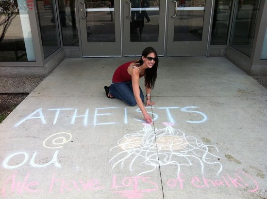 How Can We Prevent Modification of Atheist Chalkings on Campus?