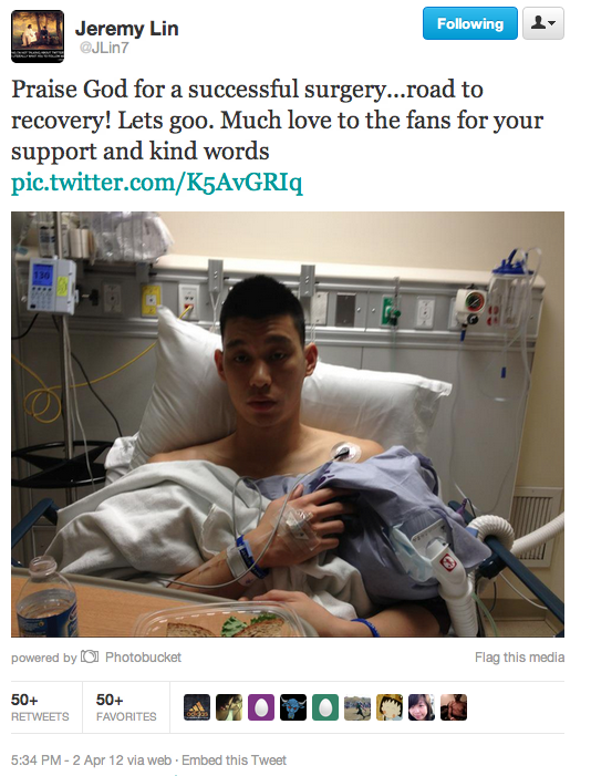 Jeremy Lin Thanks God… Then Comes to His Senses