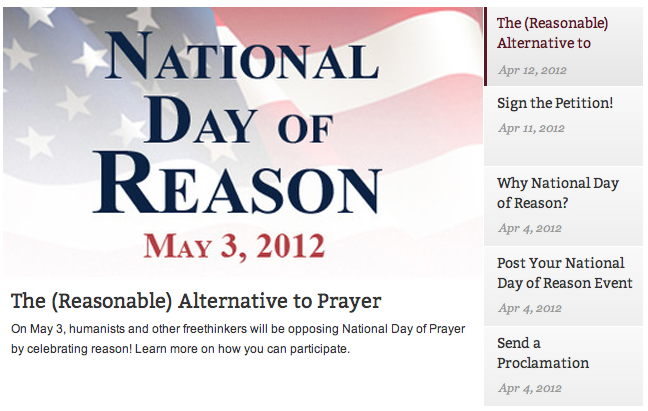 National Day of Reason Approaches