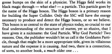 Why Scientists Hate ‘The God Particle’