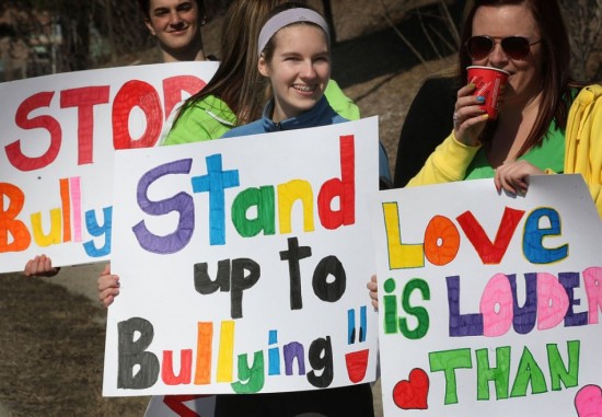 Protesters Support Gay Student Harassed by Catholic Teacher