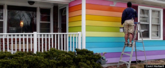 Nonprofit Paints Rainbow House Across From Westboro Baptist Church