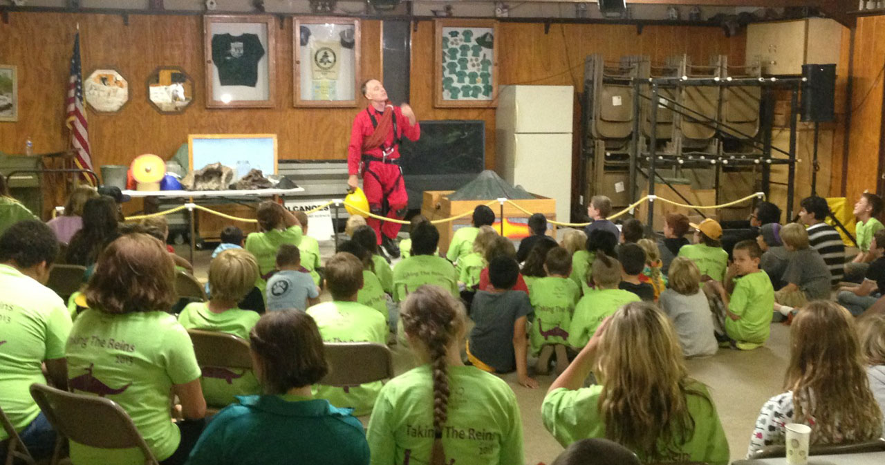 Volcano Erupts at Camp Quest West Southern California