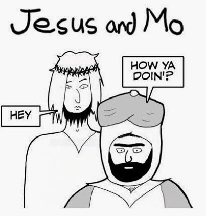 In the U.K., Channel 4 News Program Covers Up a Jesus and Mo Drawing With a Black Blob, to Avoid Giving ‘Offense’