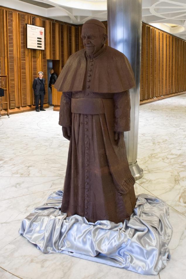 Pope Francis, Now In Dark Chocolate. Bill Donohue To Explode in 5, 4, 3….