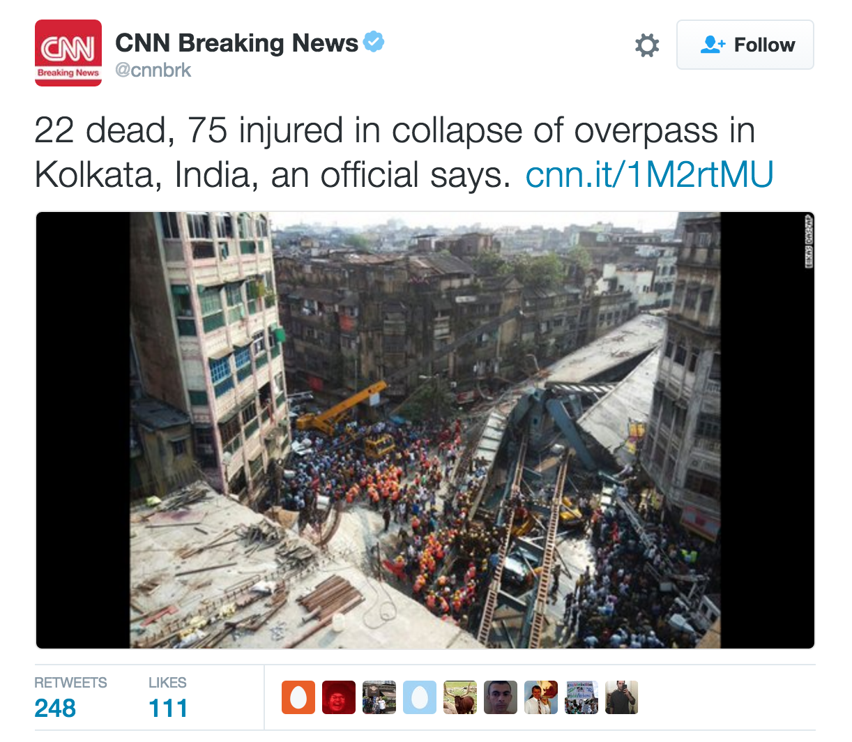 The Bridge Collapse in Kolkata (India) Was an “Act of God,” Says Construction Company Executive