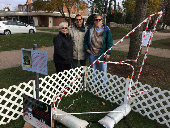 Atheist Group Puts Up Scarlet A Display in Arlington Heights (IL) Park to Counter Nativity Scene