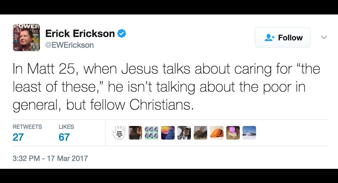 Jesus Was a Selfish Asshole, Says Noted Bible Scholar Erick Erickson