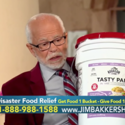 When the World Ends, You’re Going to Want Jim Bakker’s Giant Buckets of Food