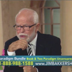 Televangelist Jim Bakker: “I Could Be Shot” for Wearing a Hat With a Cross On It