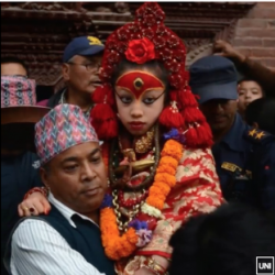 3-Year-Old Girl Chosen by Hindu Priests to be Nepal’s New “Living Goddess”