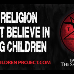Satanist Billboard in Texas: “Our Religion Doesn’t Believe in Hitting Children”
