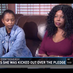 17-Year-Old Sues School After Getting Kicked Out for Not Standing During Pledge