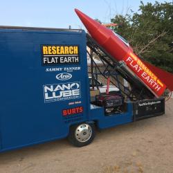 Man Delays Plan to Launch Himself in Homemade Rocket to Prove Earth is Flat