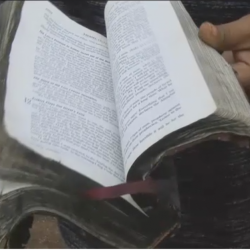 “It’s a Blessing,” Says Family After House Burns Down But Bibles Remain Intact