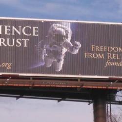Atheist Billboard in Atlanta Says “In Science We Trust”