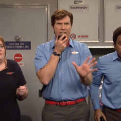 Yep, This Is What an Atheist Flight Attendant Would Sound Like