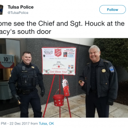 Atheist Group Asks Tulsa (OK) Police to Stop Promoting Salvation Army on Twitter