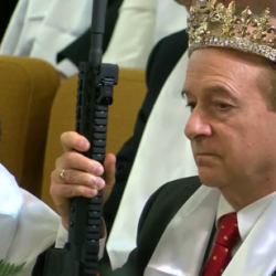 The Church Ceremony Blessing People With Their AR-15s Was Weird As Hell