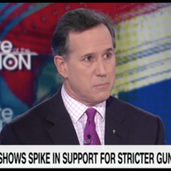 Republican Rick Santorum Blames Mass Shootings on Single Mothers