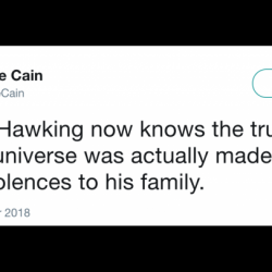 A Bunch of Religious People Think Stephen Hawking Is Currently Burning in Hell