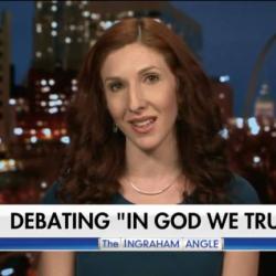 Atheist Sues MO Town That Ejected Her for Criticizing “In God We Trust” Sign