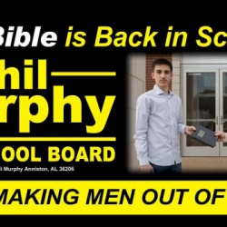 “The Bible is Back in School” Because of Me, Says Alabama School Board Candidate