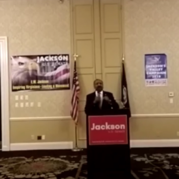 E.W. Jackson: America’s “Never Been” Racist Since “Arab Muslims” Started Slavery