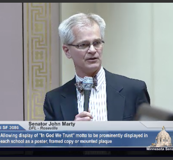 Watch This MN Legislator Explain Why “In God We Trust” Doesn’t Belong in Schools