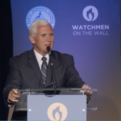 Mike Pence Urges Christian Hate Group to “Share the Good News of Jesus Christ”
