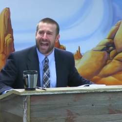Hate-Preacher Goes on Wild, Name-Calling, Anti-Semitic Rant Against Fornication
