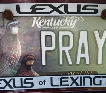 Kentucky’s Banning Religious License Plates, Possibly to Get Back at One Atheist