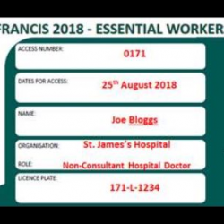 Irish Hospital Staff Furious That Temp IDs During Pope’s Visit Include Cross