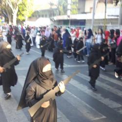 Indonesian Teacher Dresses Kids Up Like ISIS Fighters for Back-to-School Parade