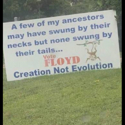 Creationist School Board Candidate Apologizes for Controversial Sign