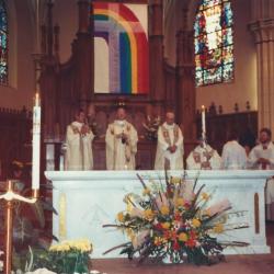 Catholic Priest Who Burned Rainbow Flag Removed as Head of Church