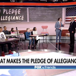 Fox & Friends’ Pro-Pledge Propaganda Piece Was a Lesson in Faux-Patriotism