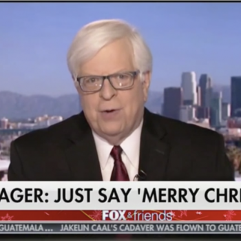 Dennis Prager: People Who Say “Happy Holidays” Are Unpatriotic Radicals