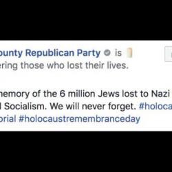 Harris County (TX) GOP Blames “Leftism” for the Holocaust in Now-Deleted Post