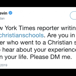 Conservatives Lash Out at Reporter for Reporting on Christian Schools