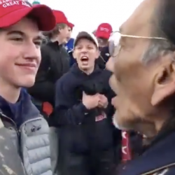 Catholic School Under Fire After Students Taunt Native American Elder at March