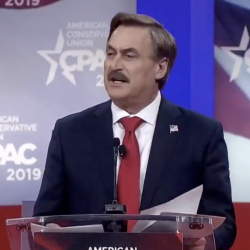 “My Pillow” Guy at CPAC: Donald Trump is the Best Because He “Was Chosen by God”