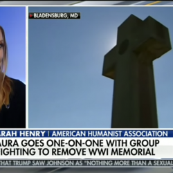 This Humanist Refused to Take Laura Ingraham’s Bait While Debating a Giant Cross