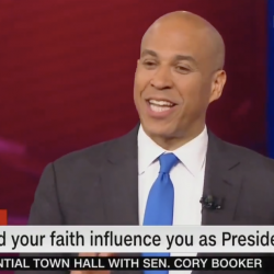 Cory Booker: “I Would Rather Hang Out With a Nice Atheist Than a Mean Christian”