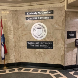 St. Louis Circuit Attorney Has Bible Verse Permanently Displayed Outside Courtroom