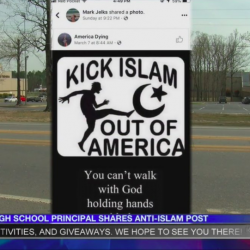 Arkansas Principal Shares Image on Facebook Saying “Kick Islam Out of America”