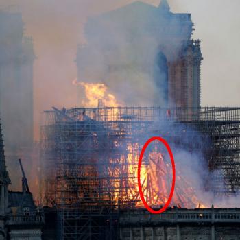 A Bunch of Gullible Christians Claim Jesus Appeared in the Notre Dame Fire