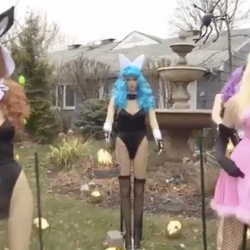 NJ Mom Charged with Vandalism After Destroying Playboy Bunny Easter Display