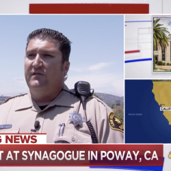 Man Arrested for Shooting Four Worshipers at a California Synagogue on Passover