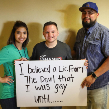 Texas Church Baptizes Man After He Accepts “Lie From the Devil That I Was Gay”